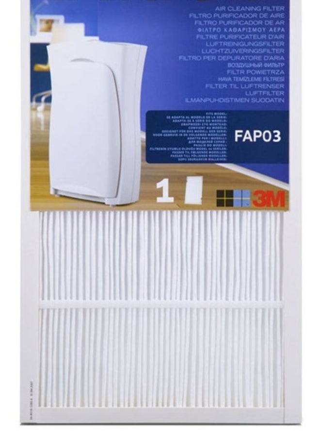 ثري ام فلتر تنقية الهواء واقي من الروائح فلتر منقي الهواء تنظيف هواء بديل FAP03 أبيض